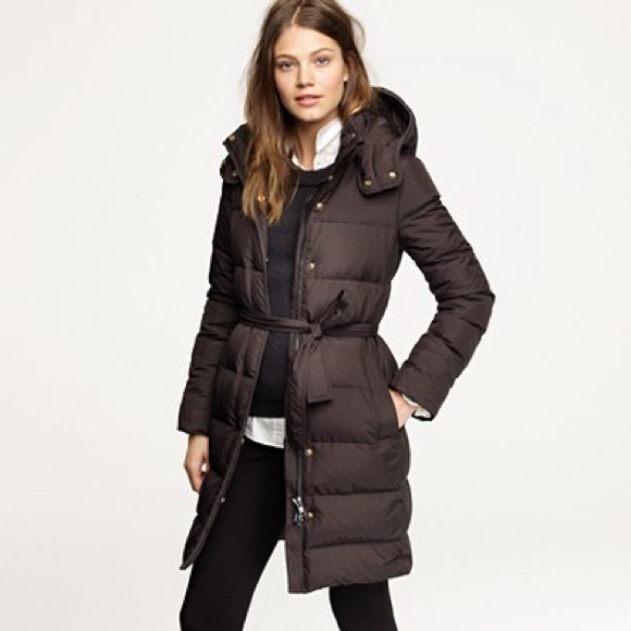 J. Crew Jackets & Blazers - Jcrew long down puffer jacket black hooded